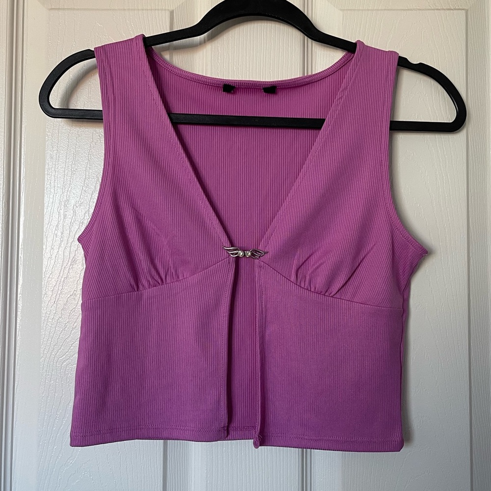Y2K Angel Wings Clasp Tank